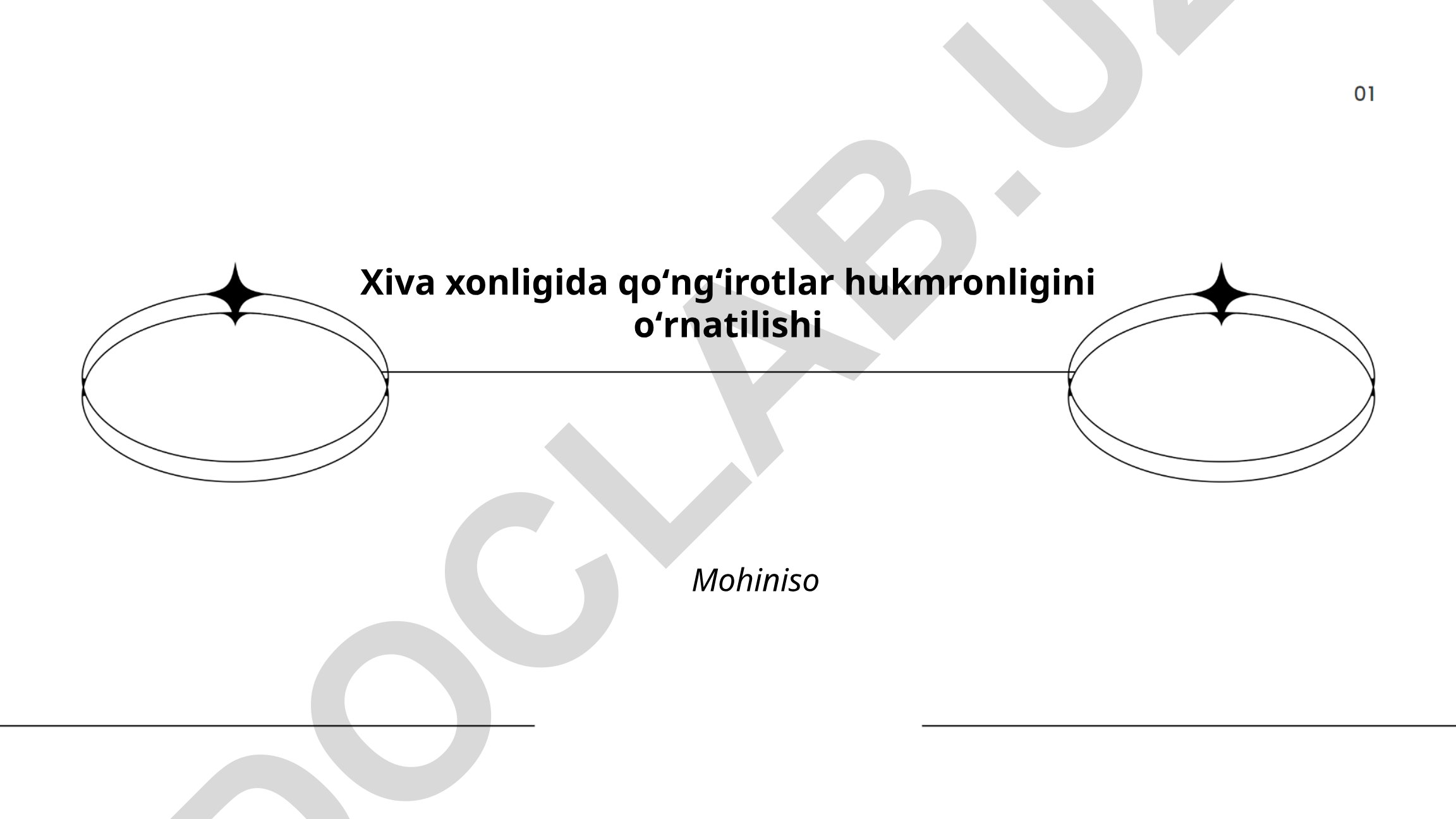 Xiva xonligida qoʻngʻirotlar hukmronligini oʻrnatilishi