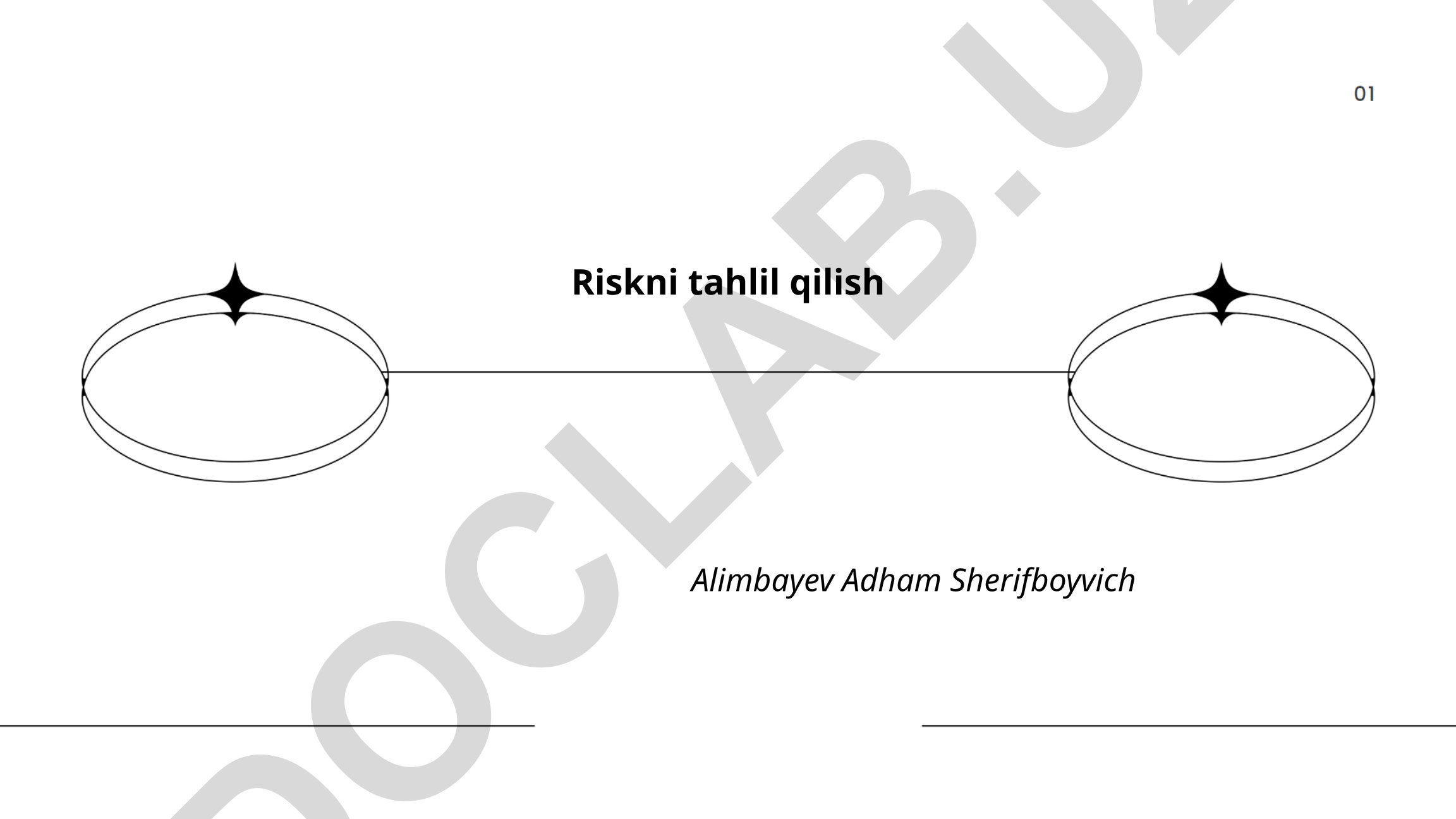 Riskni tahlil qilish tushunchasi va metodlari