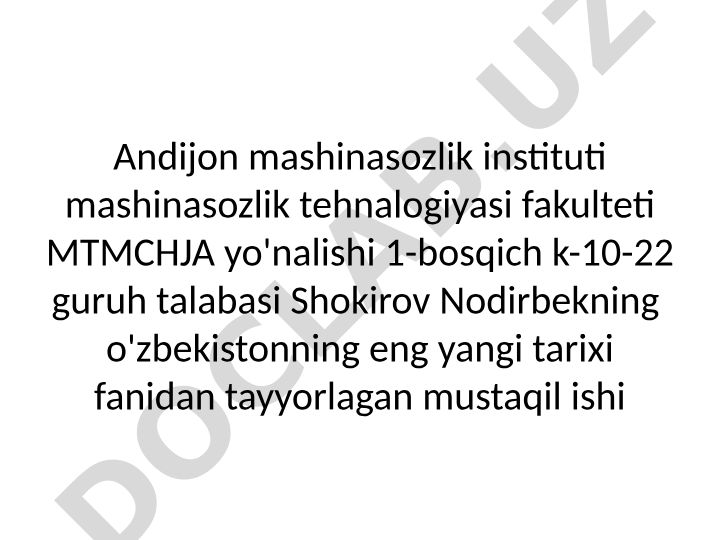 O'zbekiston Respublikasining Davlat tili to'g'risidagi qonunlar