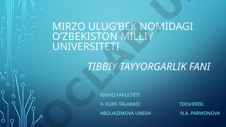 Tashqi dori qo‘llanilishining ahamiyati va usullari