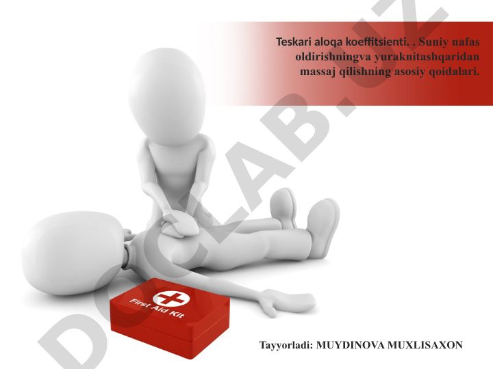 Teskari aloqa koeffitsienti va sun'iy nafas olish qoidalari