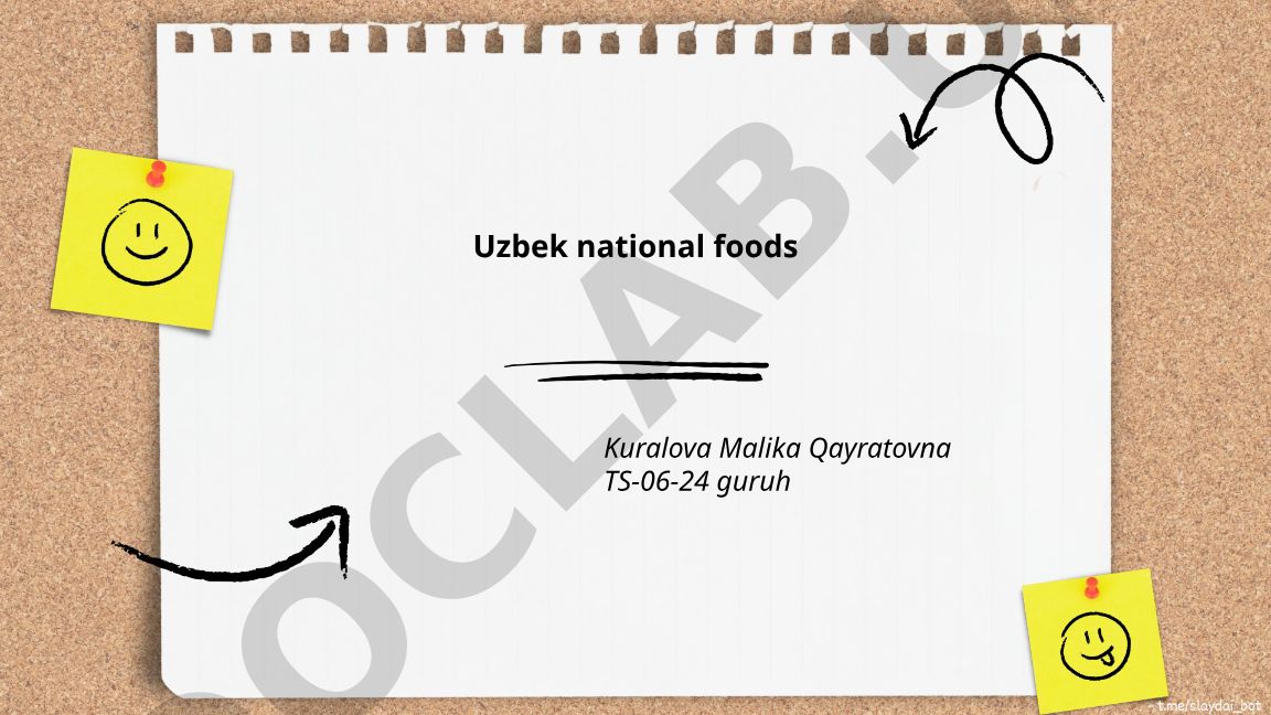O'zbek milliy taomlari: Osh, Samsa va Manti