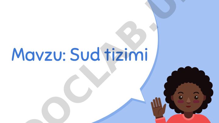 Sud tizimi Davlat hokimiyat Qonun chiqaruvchi Sud Ijro etuvchi