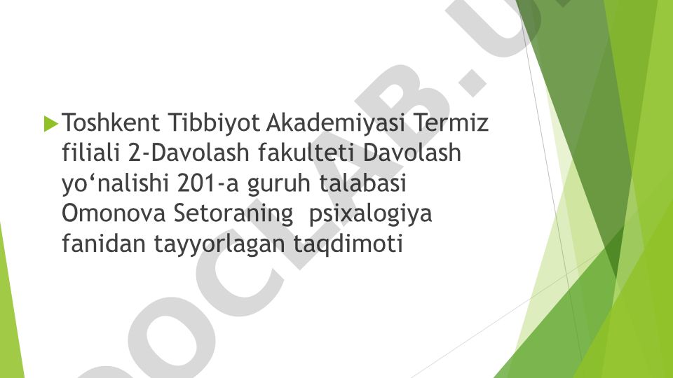 Temperament xususiyatlarining mutaxasis shakllanishidagi o’rni