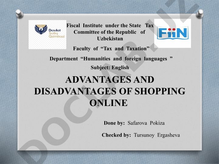 Advantages and Disadvantages of Shopping Online