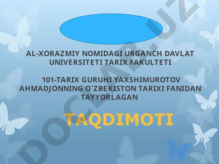 Amir Temur va Temuriylar davrida O'zbek davlatchiligi