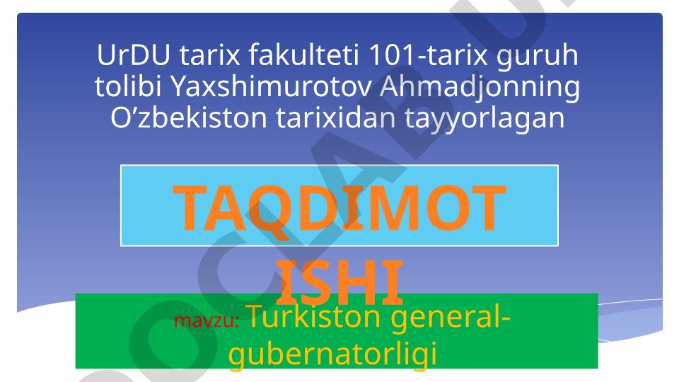 Turkiston general-gubernatorligi