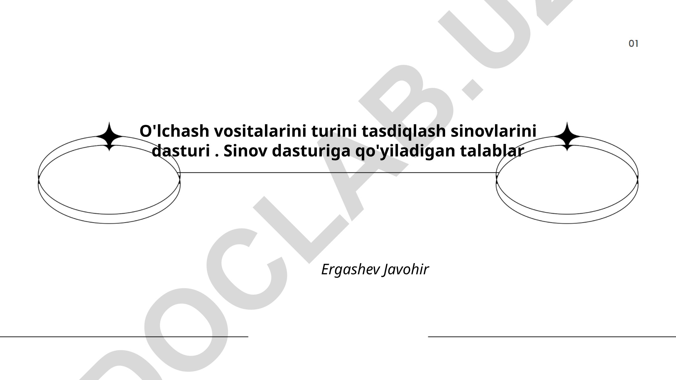O'lchash vositalarini turini tasdiqlash sinovlarini dasturi