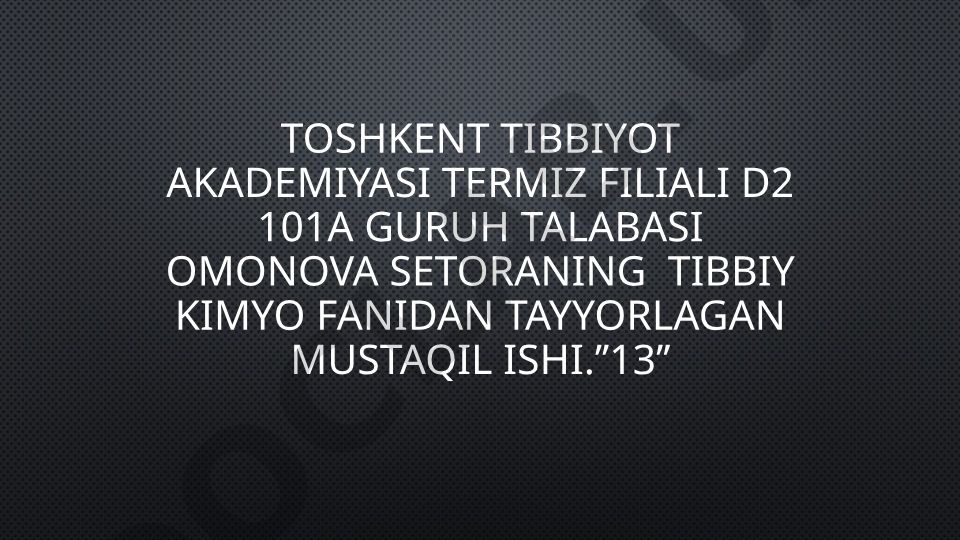 Neyramin kislota va uning Hosilalarining tuzilishi va Biologik xossalari. Sial kislota