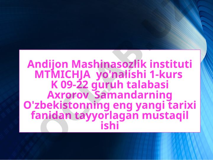Mustaqillik deklaratsiyasi tarixi