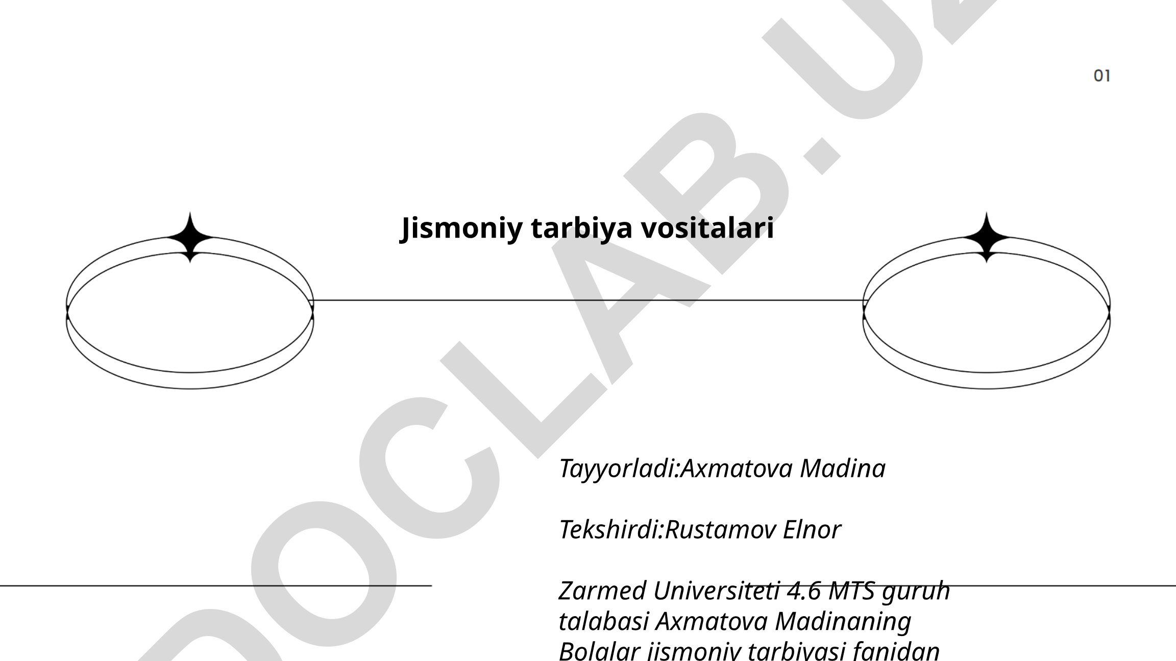 Bolalar jismoniy tarbiyasi fanidan mustaqil ish