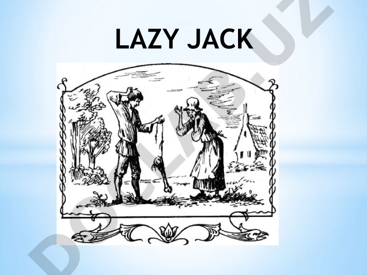 Lazy Jack haqida inglizcha ertak
