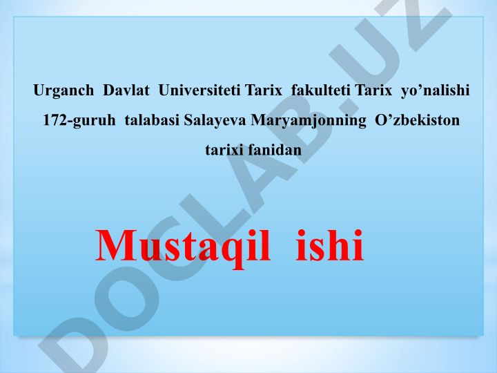 Qo'qon xonligining davlat boshqaruv tizimi va ma'muriy tuzulishi