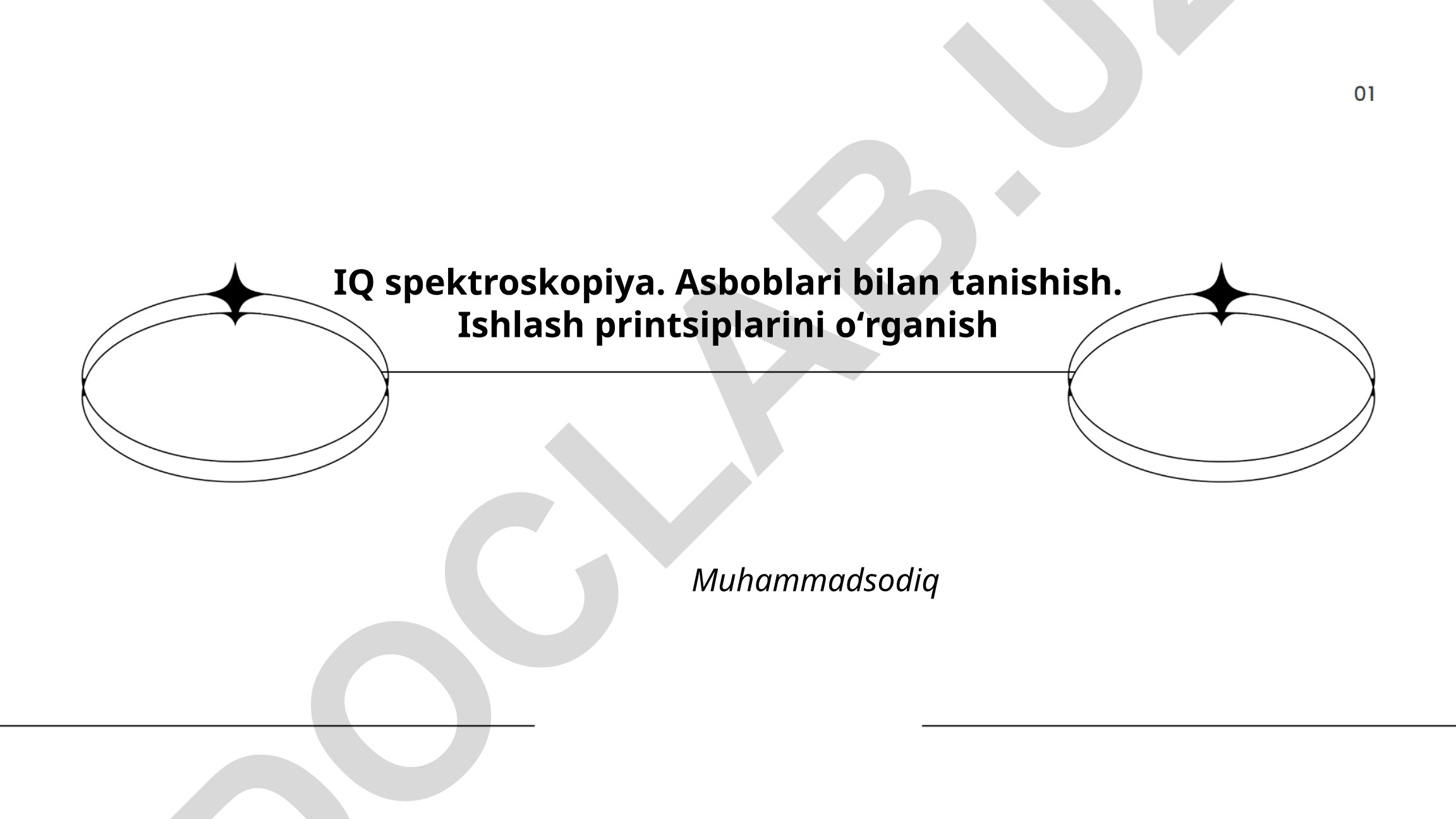 IQ spektroskopiya asboblari va ishlash printsiplari