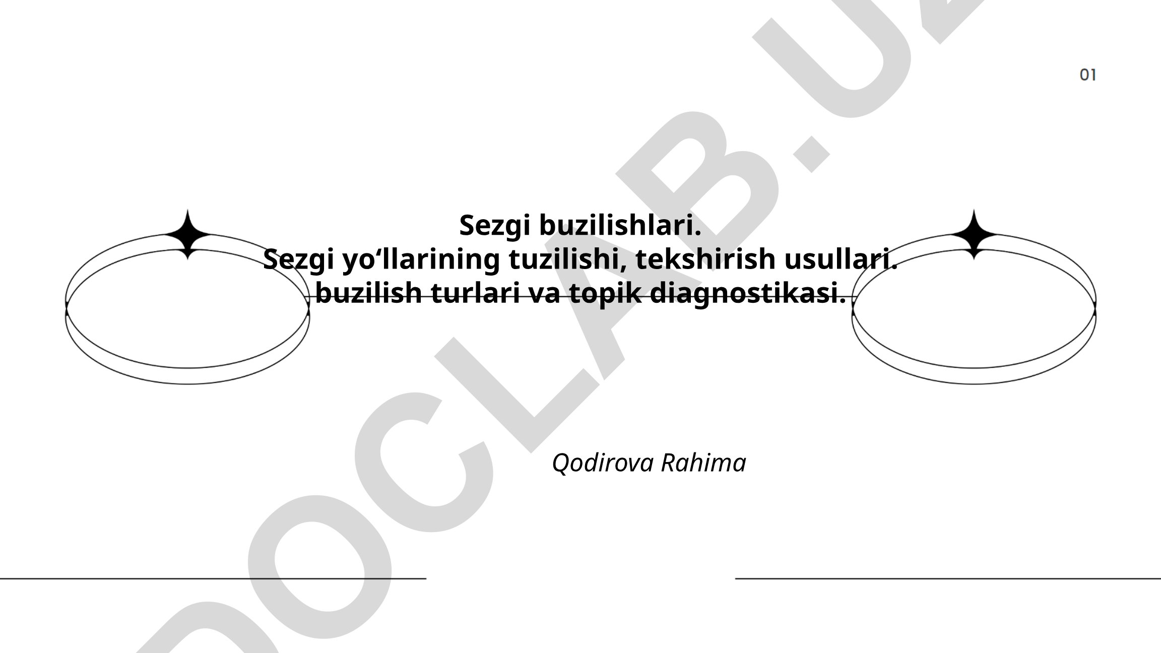 Sezgi buzilishlari: turlari, sabablari va diagnostikasi