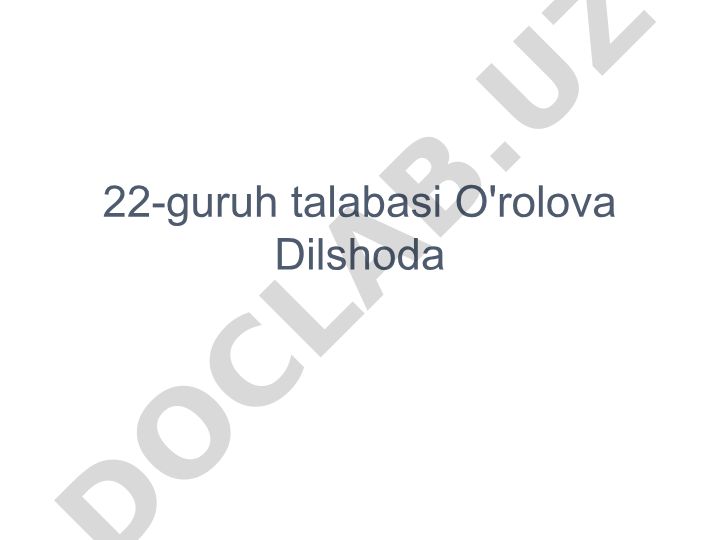 O'zbekiston Respublikasida Prezidentlik institutining joriy etilishi