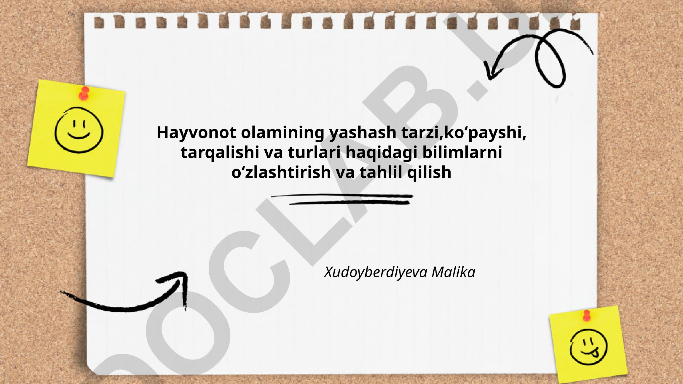 Hayvonot olamining yashash tarzi, koʻpayshi va tarqalishi