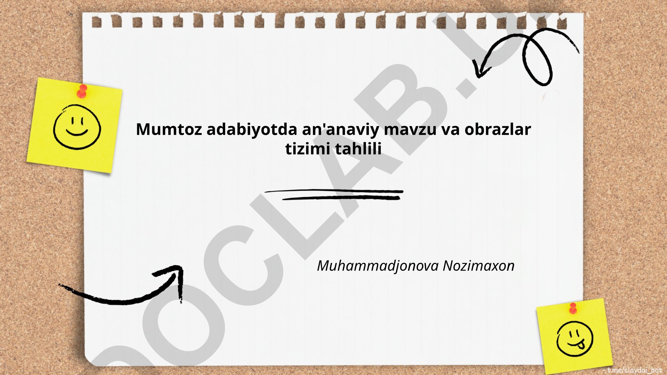 Mumtoz adabiyotda an'anaviy mavzu va obrazlar tizimi tahlili