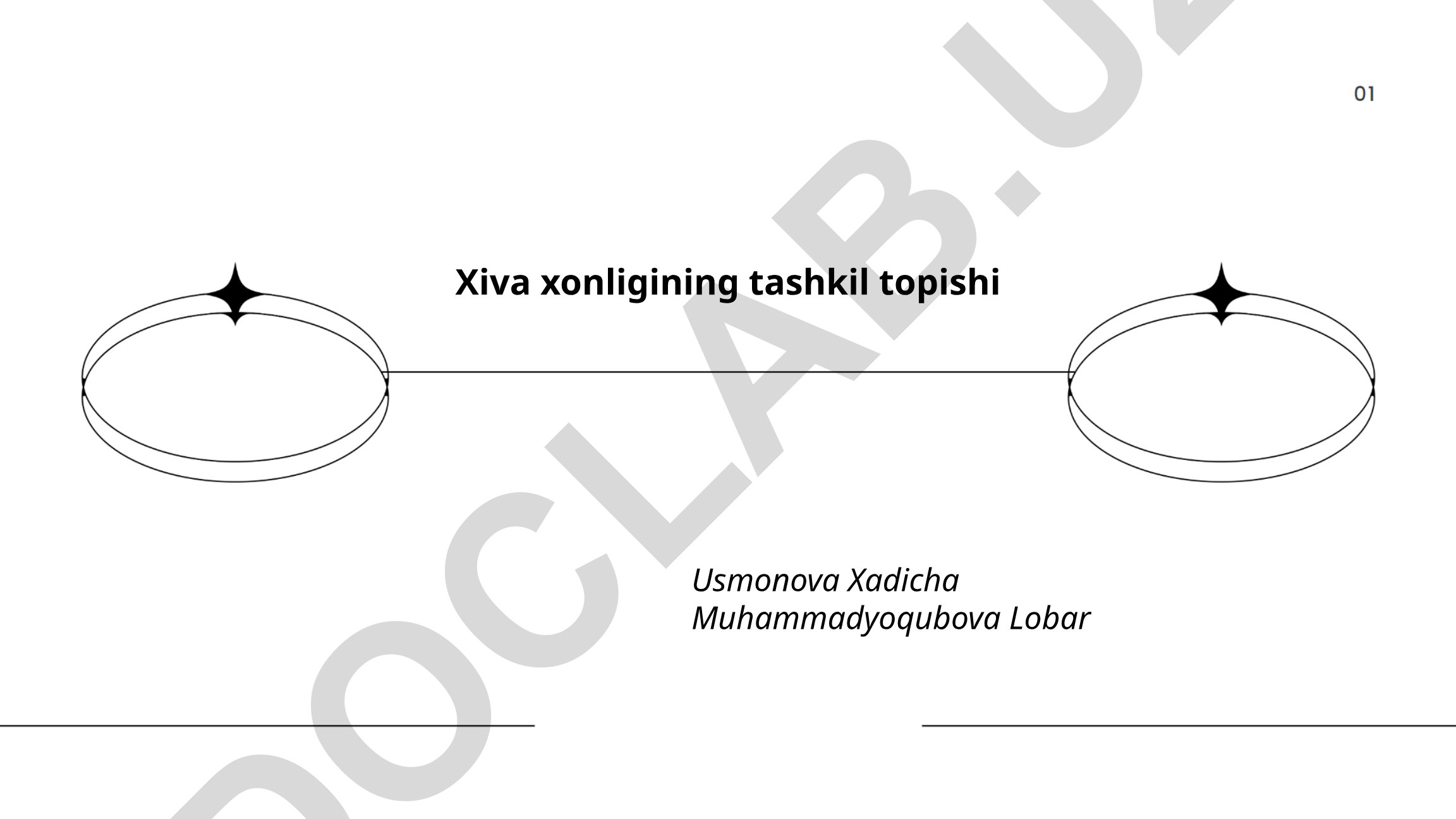 Xiva xonligining tashkil topishi va tarixiy rivojlanishi
