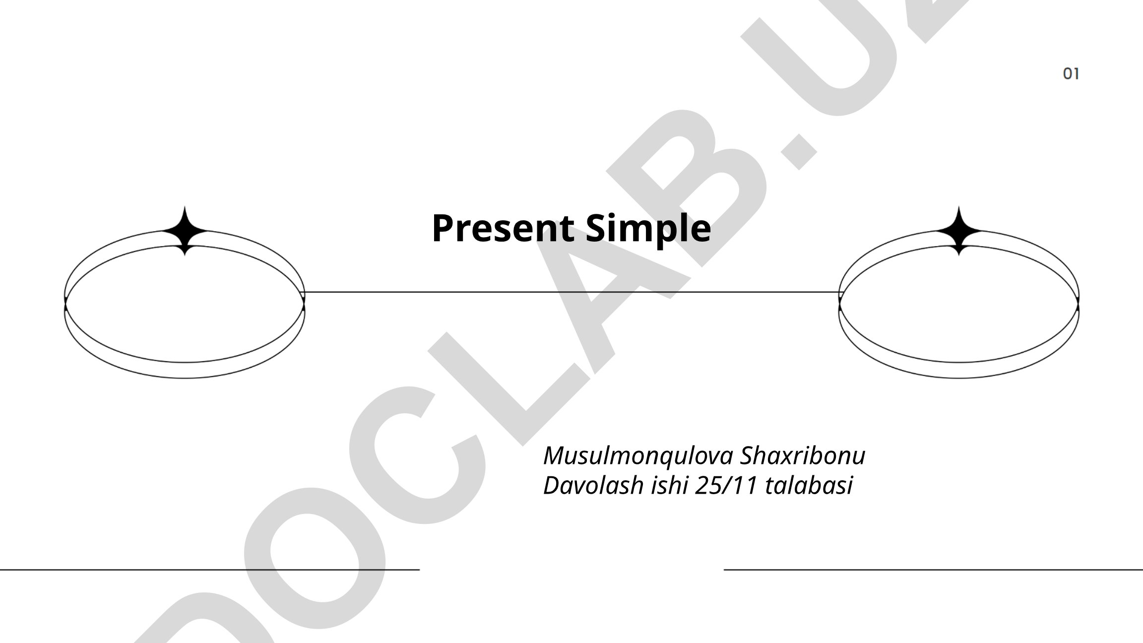 Present Simple va uning qo'llanilishi