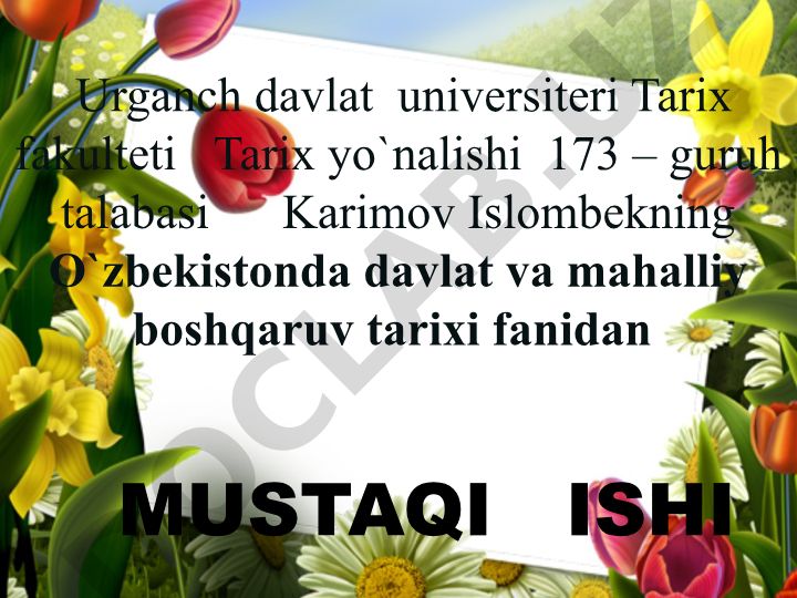 Kushon davlati tarixi va yuechji qabilalarining markaziy Osiyoda joylashishi