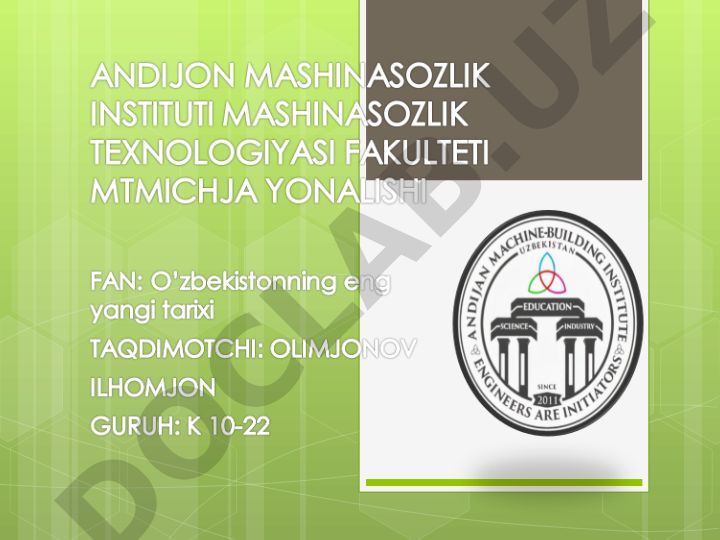 2017-2021 yillarda O‘zbekistonni rivojlantirish harakatlar strategiyasining beshta ustuvor yo‘nalishi