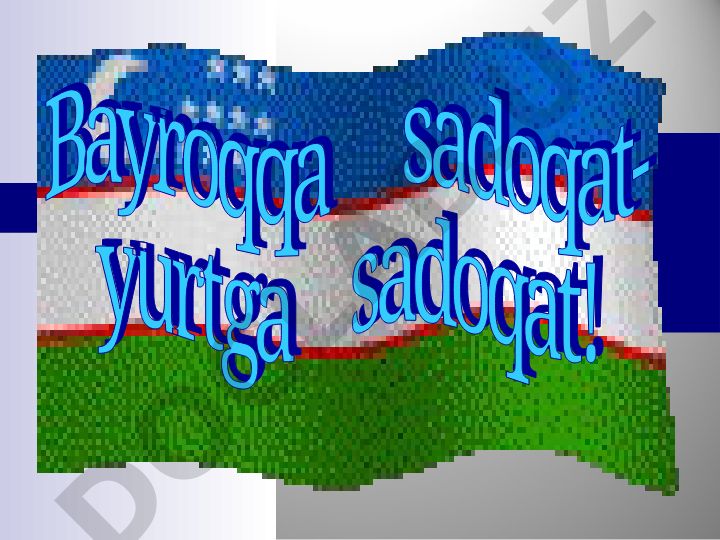 O'zbekiston Respublikasi Davlat bayrog'i va uning tarixi