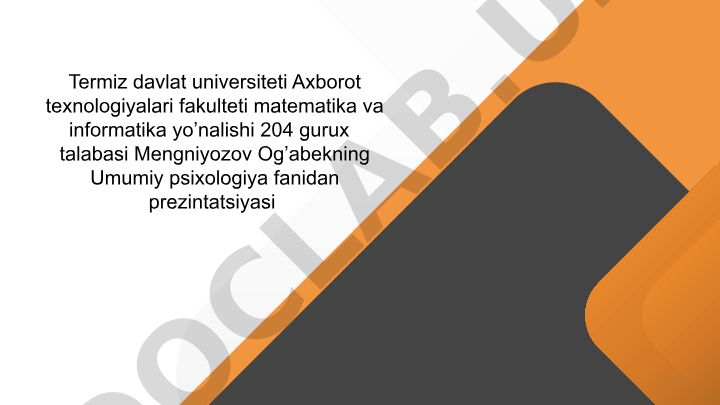 Maktabga psixologik tayyorgarlik muammosi