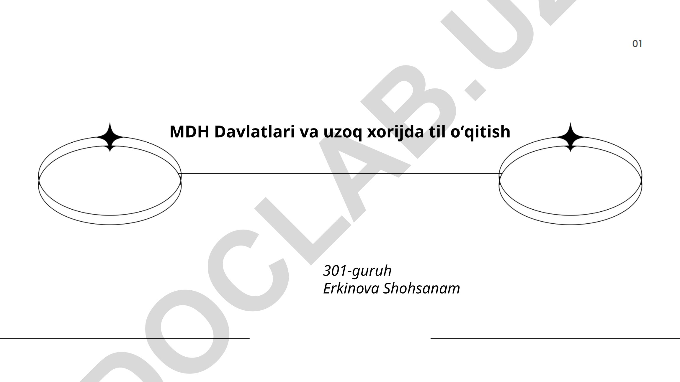 MDH Davlatlari va uzoq xorijda til o'qitish