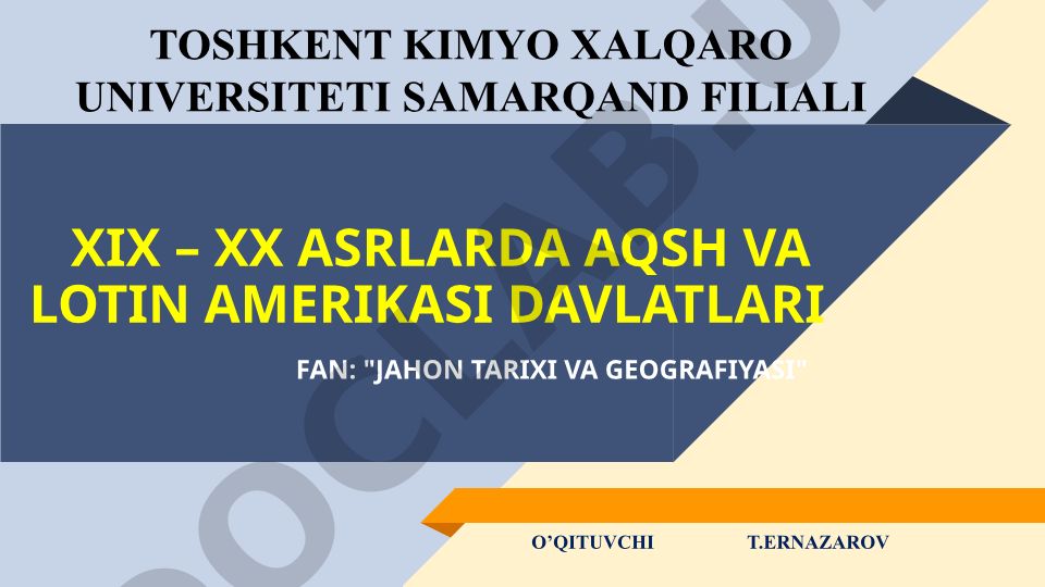 XIX–XX asrlarda Osiyo va Afrika davlatlari