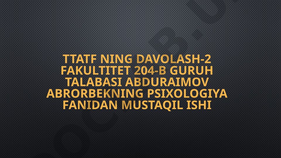 Xotira rivojining asosiy omillari va shart-sharoitlari
