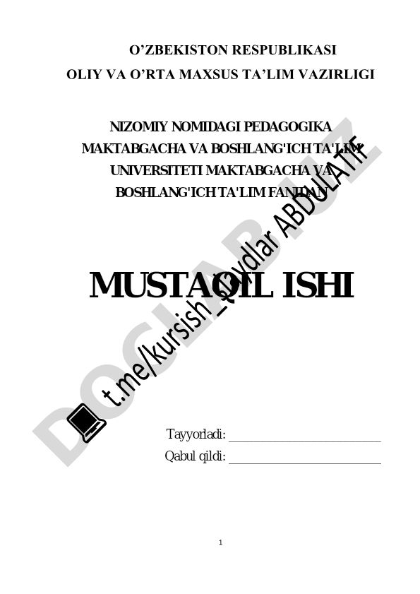 Maktabgacha ta’lim muassasasi, oila va maktab hamkorligi