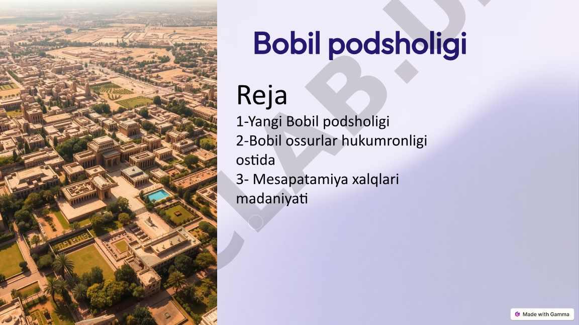Yangi Bobil podsholigi va Bobil madaniyati