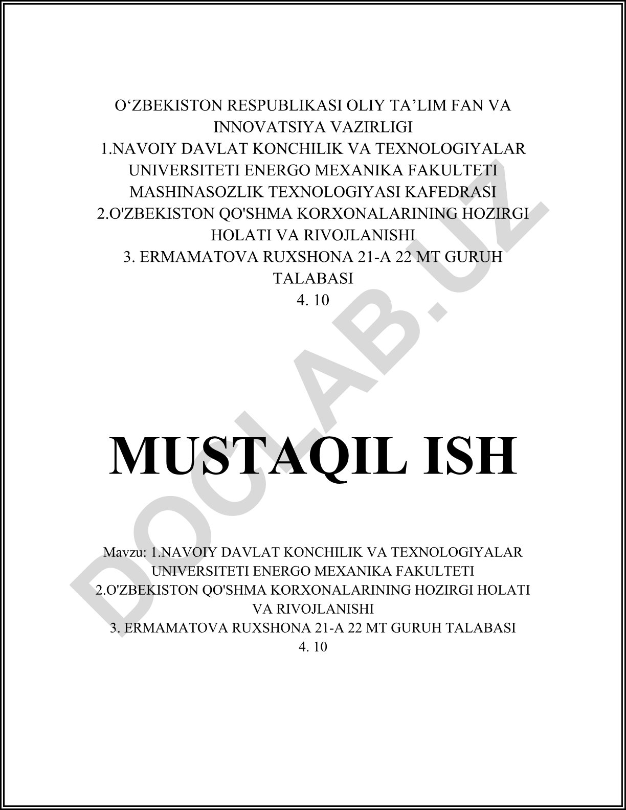 O'zbekiston qo'shma korxonalarining hozirgi holati va rivojlanishi