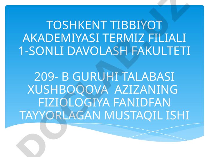 Ko'ruv analizatori. Ko'zning optik tizimi