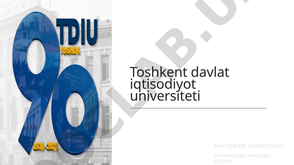 Ispaniyaning iqtisodiy geografik turistik tavsifi