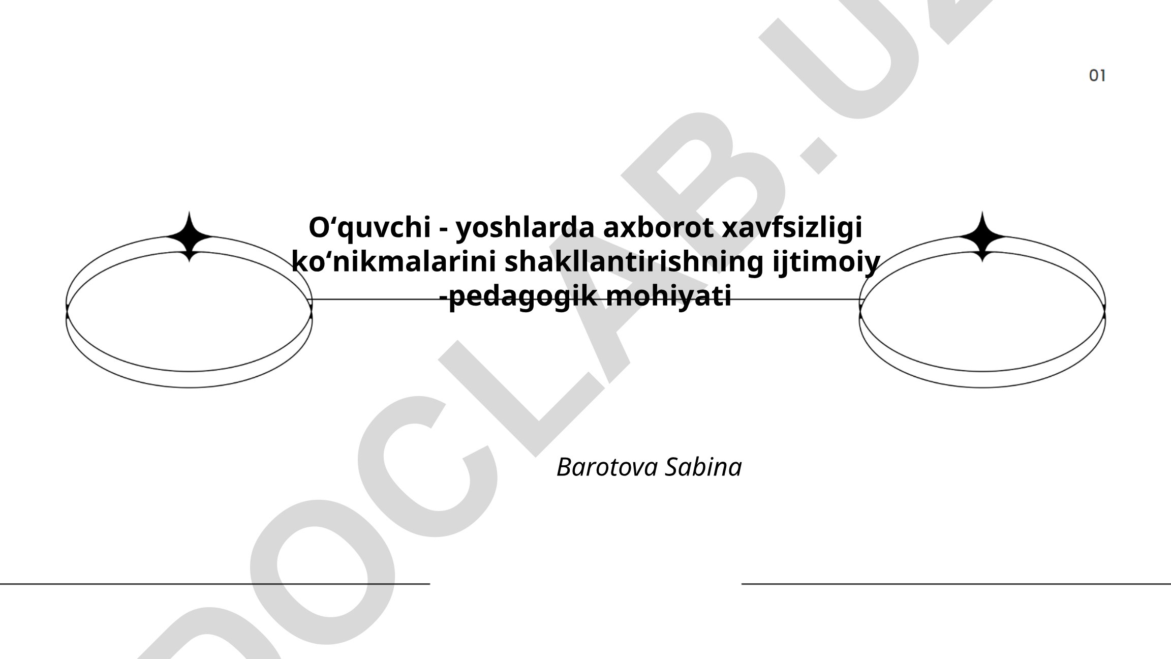 O'quvchi-yoshlarda axborot xavfsizligi ko'nikmalarini shakllantirishning ijtimoiy-pedagogik mohiyati