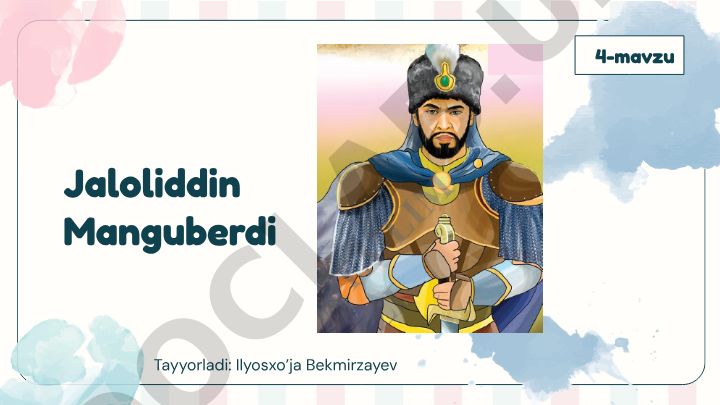 Jaloliddin Manguberdi hayoti va harbiy faoliyati