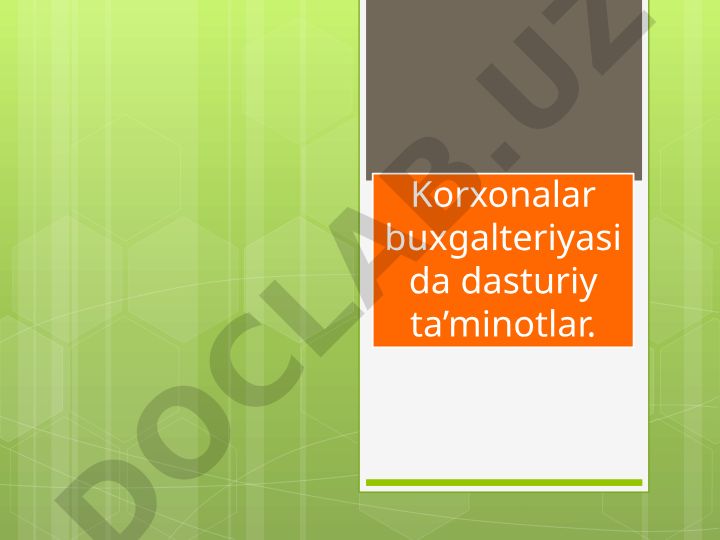 Korxonalar buxgalteriyasida dasturiy ta'minotlar va innovatsiyalar marketingi