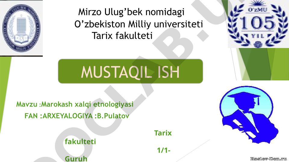 Marokash xalqi etnologiyasi