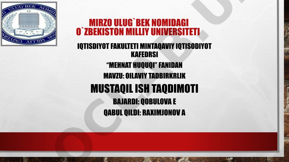 Oilaviy tadbirkorlik