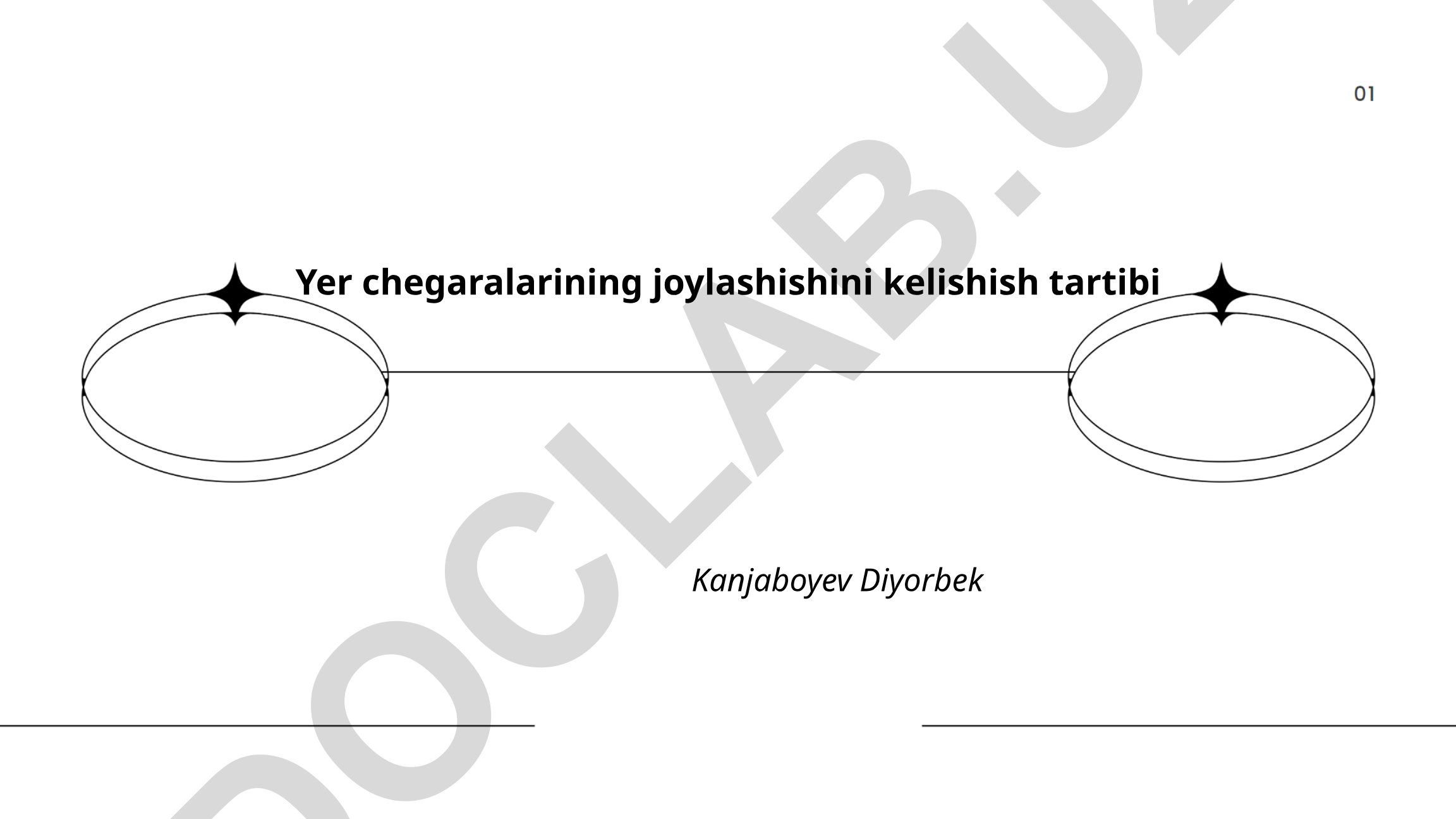 Yer chegaralarining joylashishini kelishish tartibi