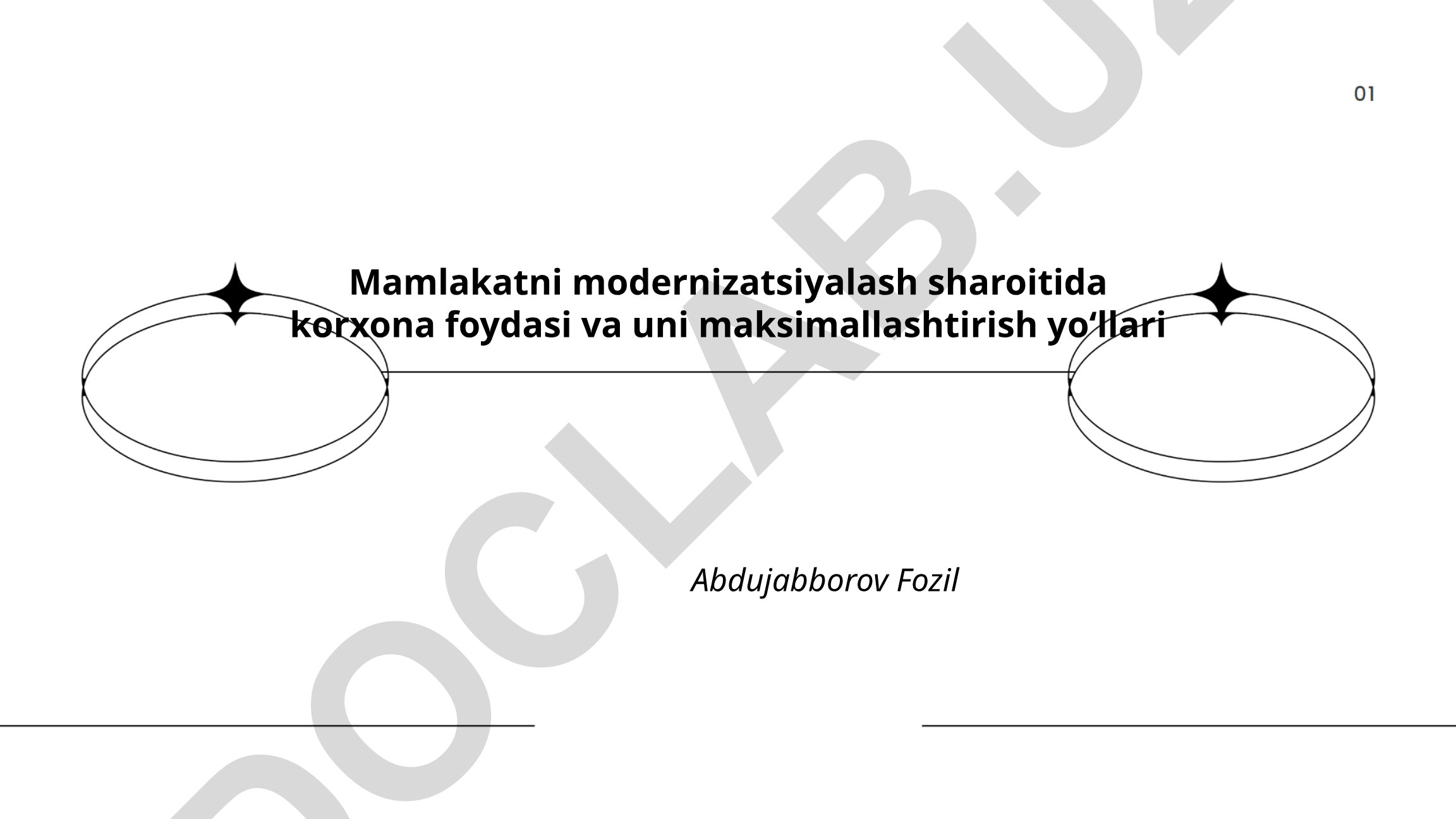 Mamlakatni modernizatsiyalash sharoitida korxona foydasi va uni maksimallashtirish yo‘llari