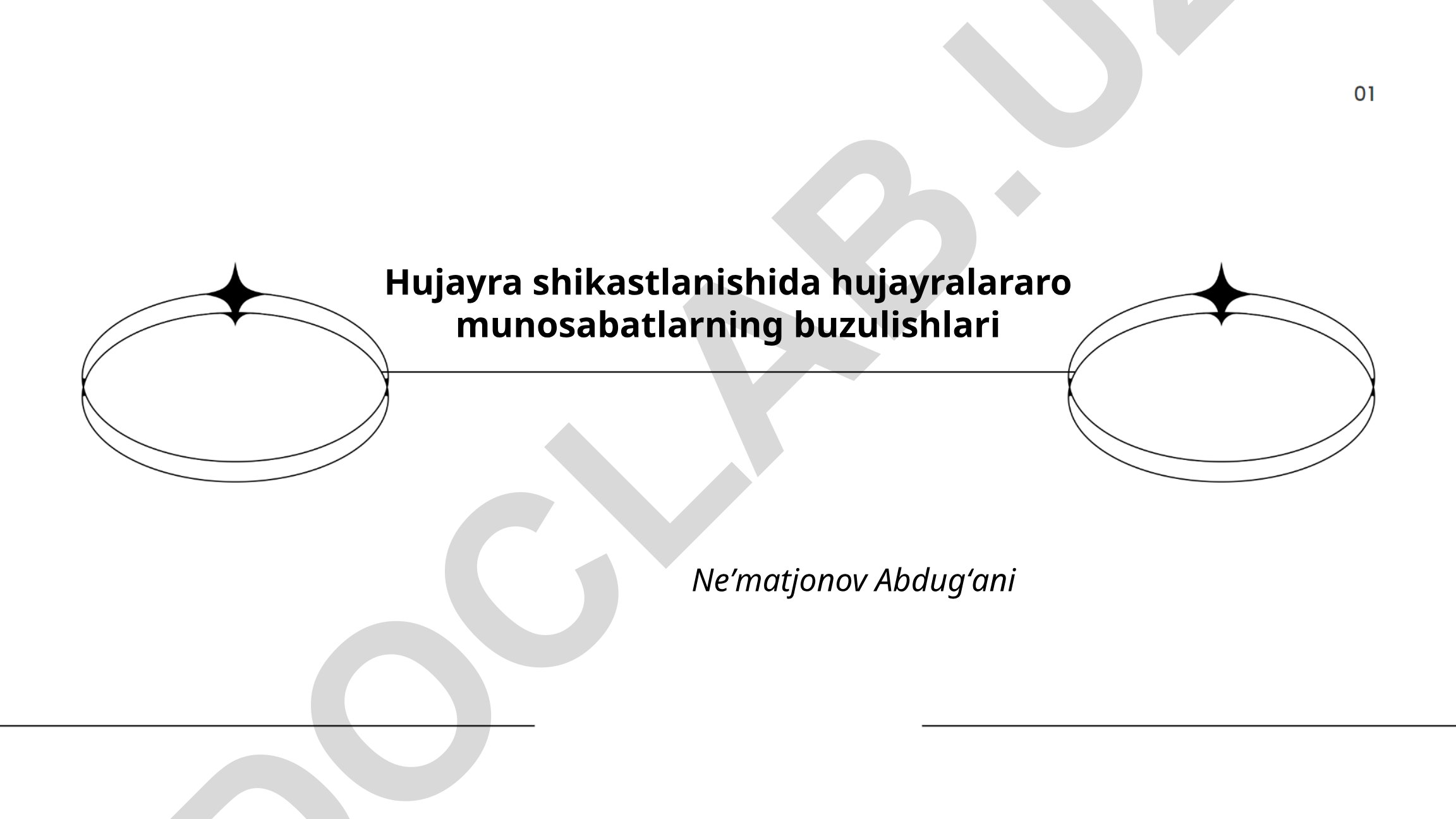 Hujayra shikastlanishida hujayralararo munosabatlarning buzulishlari