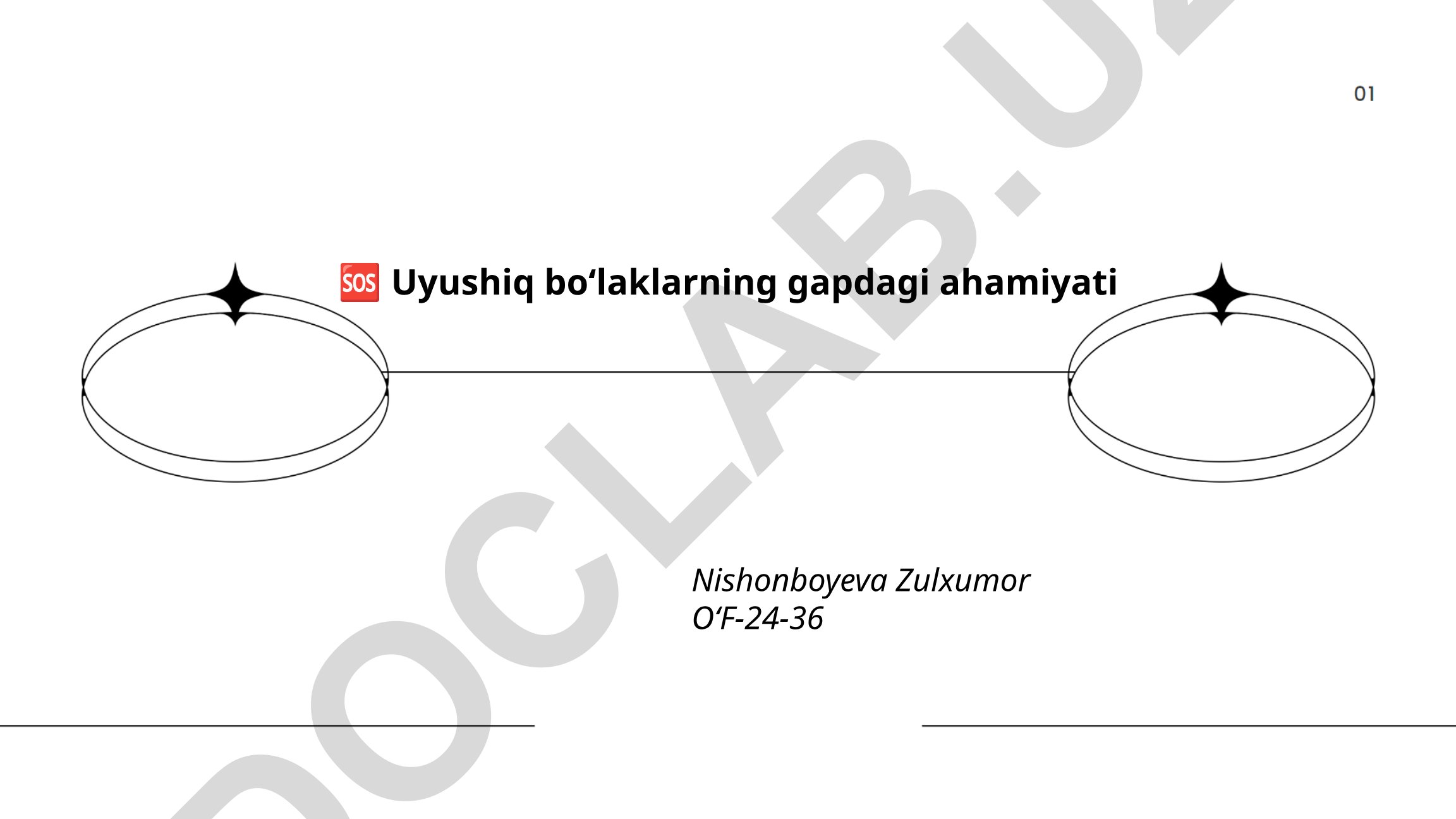 Uyushiq boʻlaklarning gapdagi ahamiyati