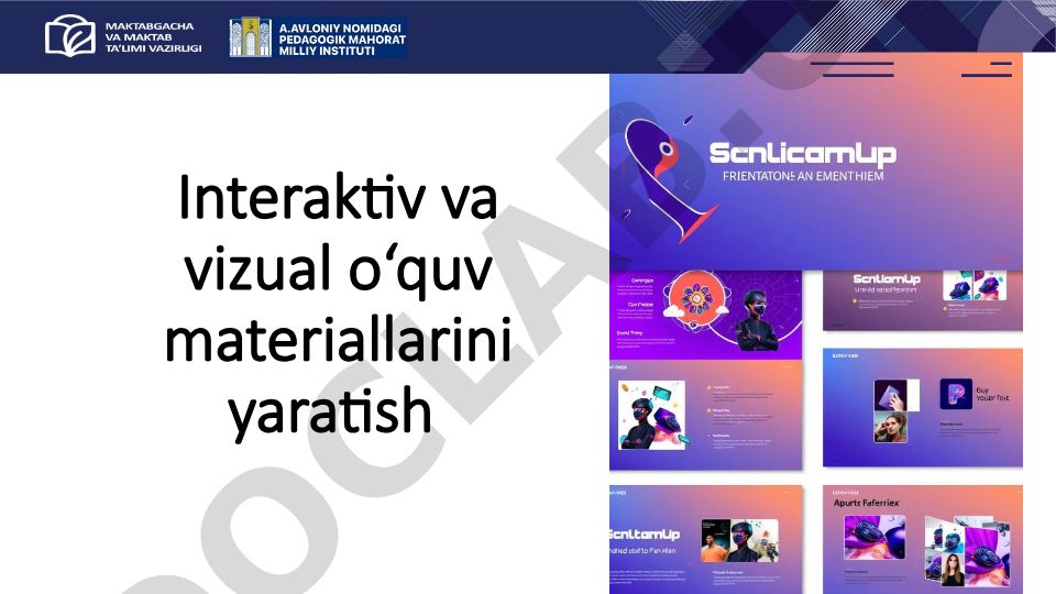 PowerPoint triggerlari orqali interaktiv taqdimotlar yaratish