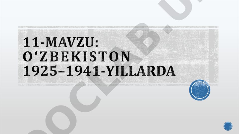 O‘zbekiston SSRda sanoatlashtirish, agrar va jamoalashtirish siyosati