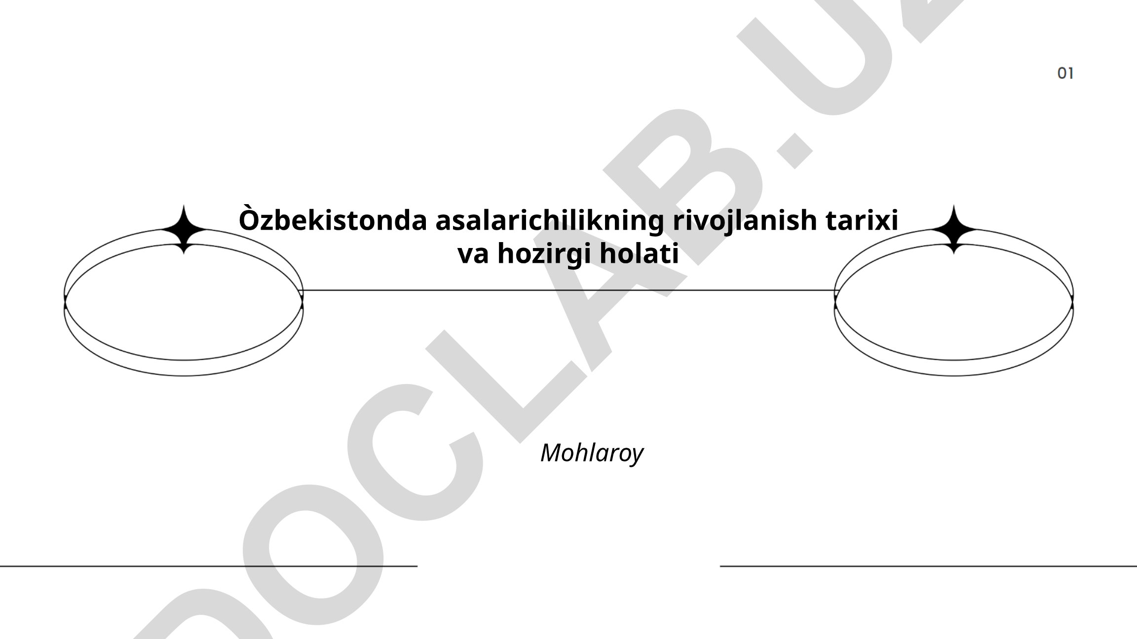 O'zbekistonda asalarichilikning rivojlanish tarixi va hozirgi holati