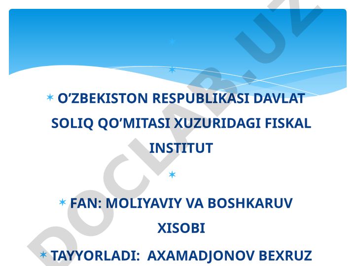 Mehnat haqi xarajatlari hisobi va tahlili