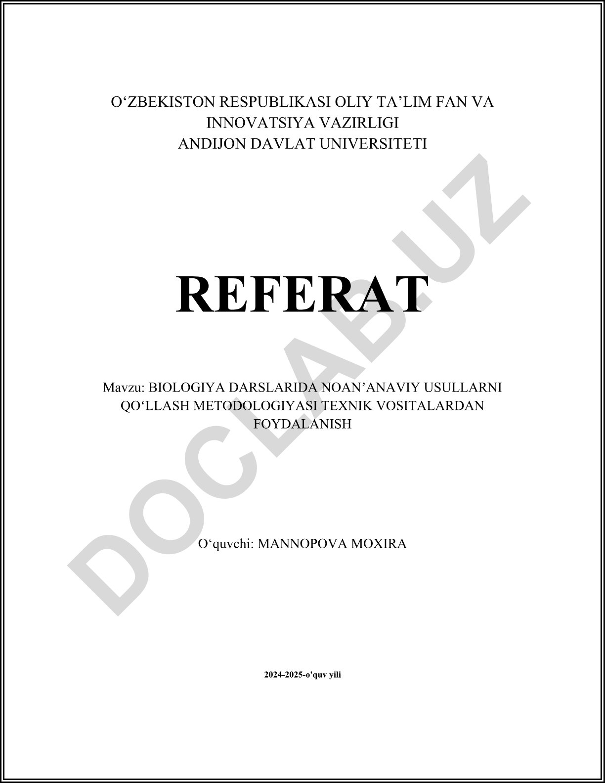 Biologiya darslarida noanʼanaviy usullarni qoʻllash metodologiyasi texnik vositalardan foydalanish